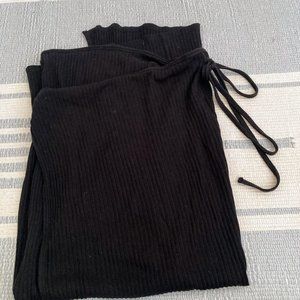 Baserange knit wrap skirt